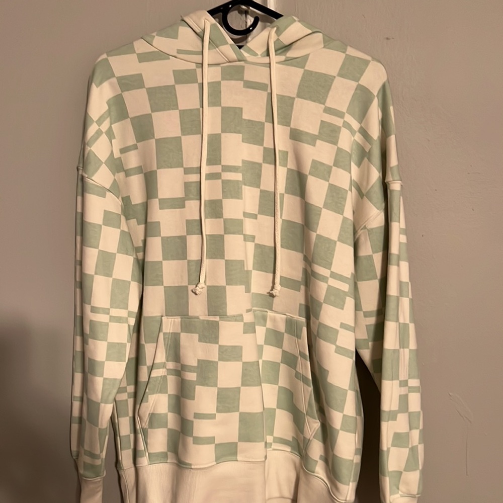 NWT Checkered hoodie - Picture 2 of 5
